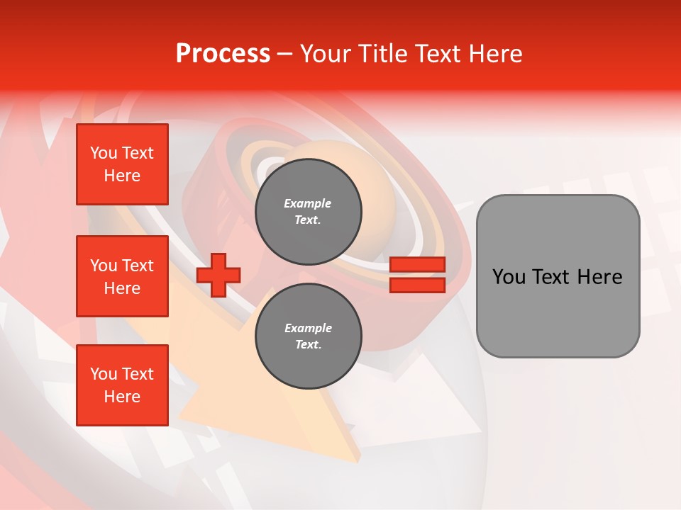 Arrows Sparse Symbol PowerPoint Template