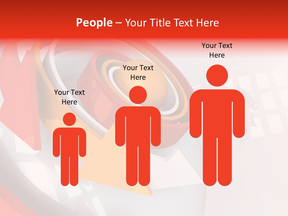 Arrows Sparse Symbol PowerPoint Template