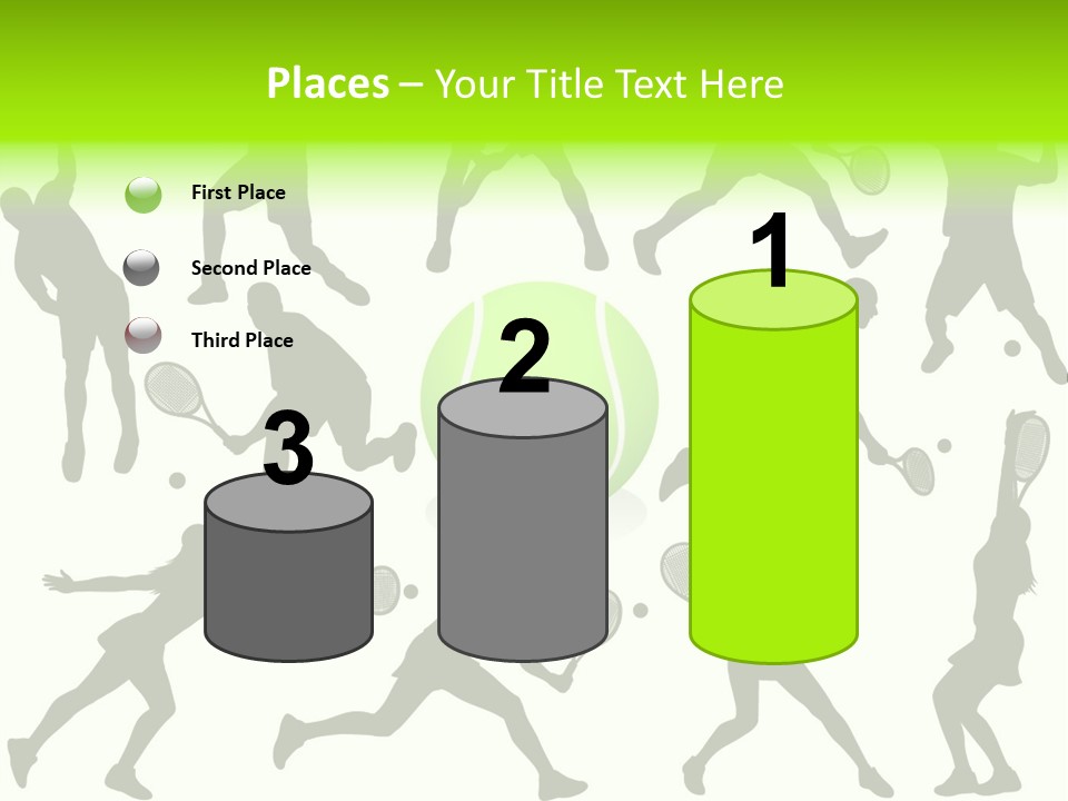 Wta Women Serve PowerPoint Template