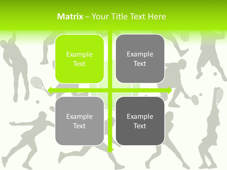 Wta Women Serve PowerPoint Template