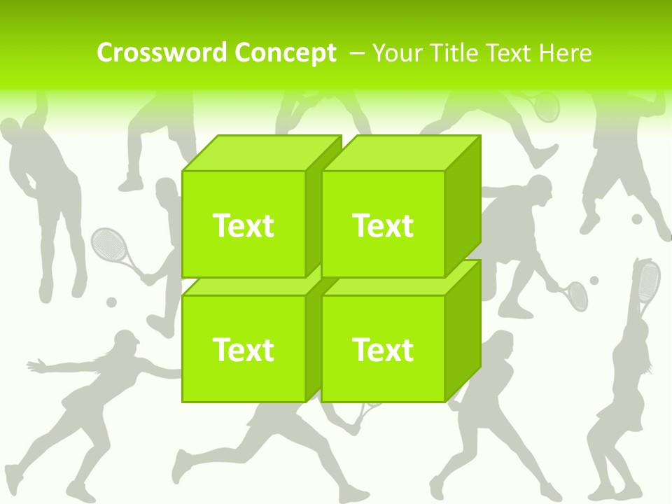 Wta Women Serve PowerPoint Template