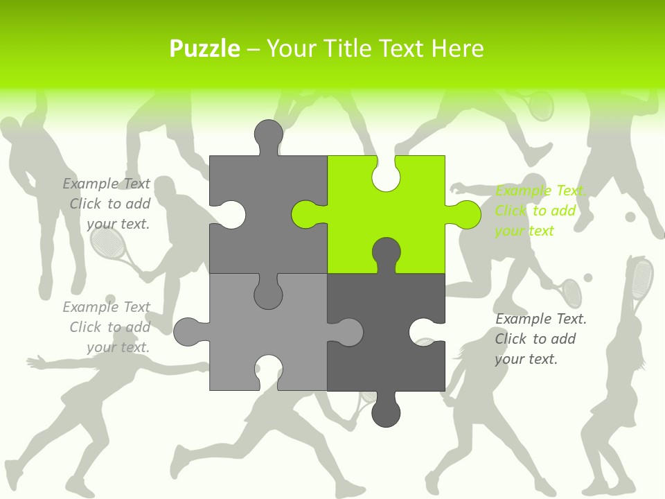 Wta Women Serve PowerPoint Template