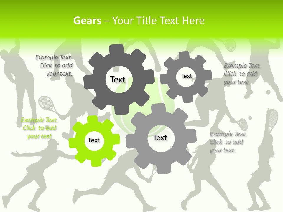 Wta Women Serve PowerPoint Template