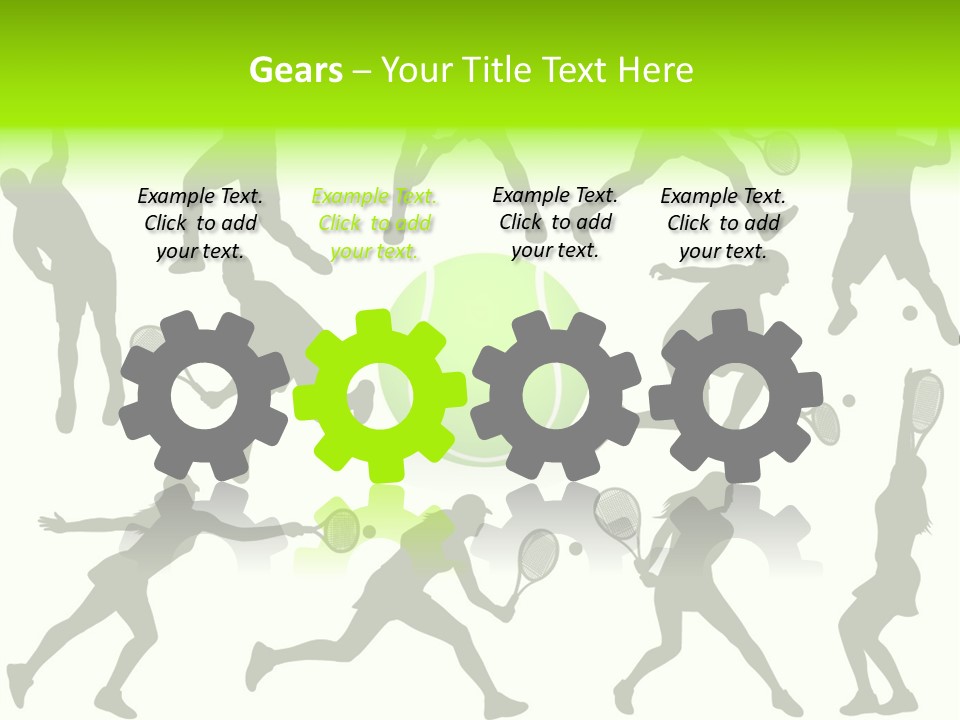 Wta Women Serve PowerPoint Template