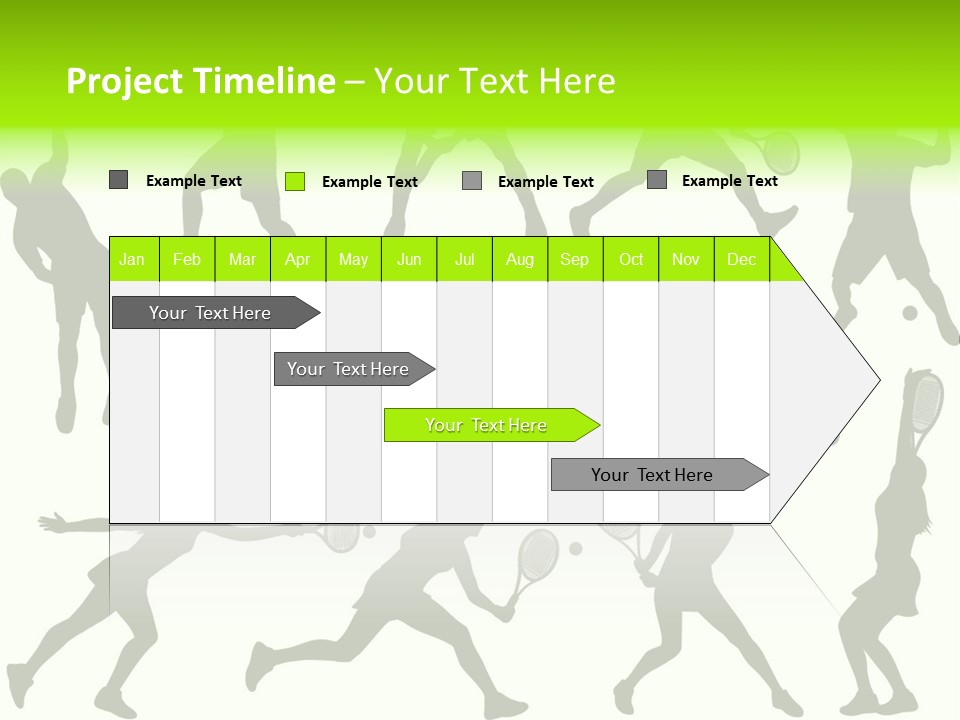 Wta Women Serve PowerPoint Template