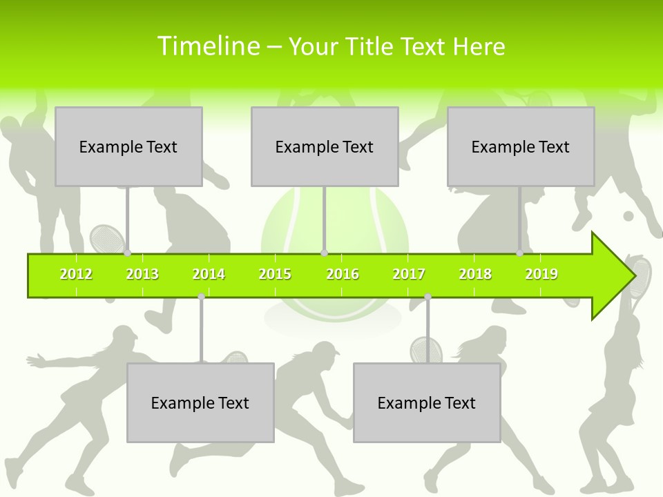 Wta Women Serve PowerPoint Template