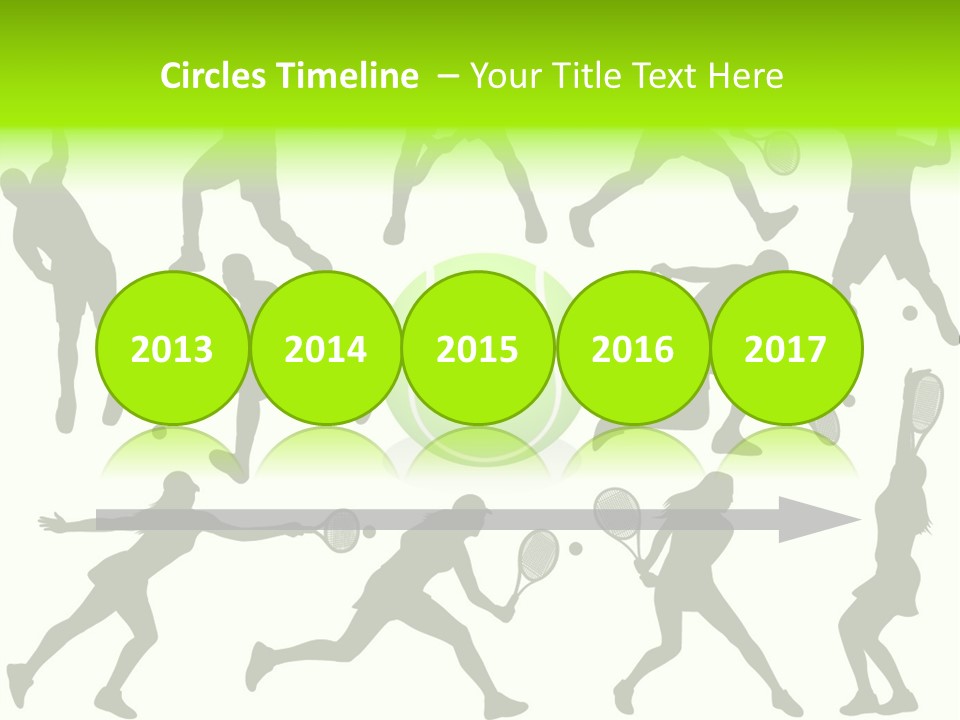 Wta Women Serve PowerPoint Template