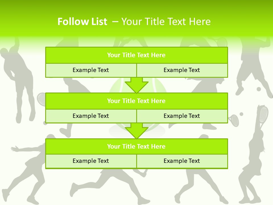 Wta Women Serve PowerPoint Template