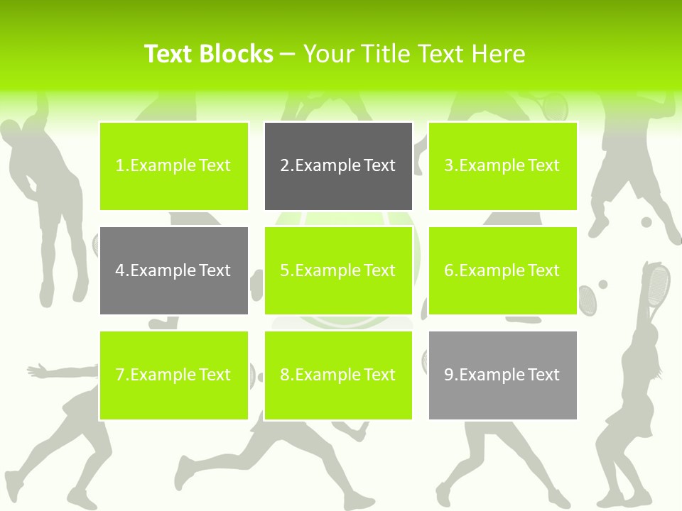 Wta Women Serve PowerPoint Template