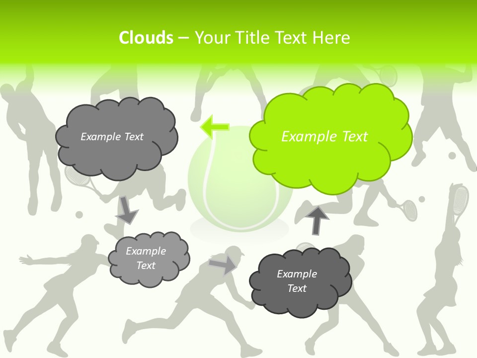 Wta Women Serve PowerPoint Template