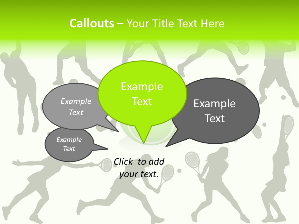 Wta Women Serve PowerPoint Template