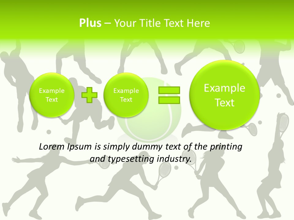 Wta Women Serve PowerPoint Template