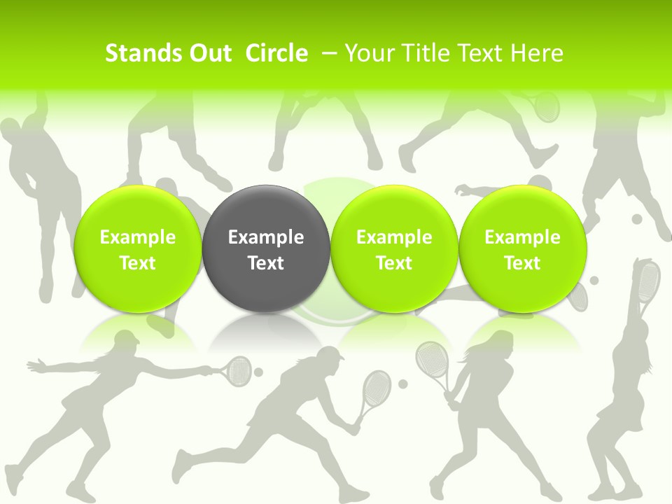 Wta Women Serve PowerPoint Template