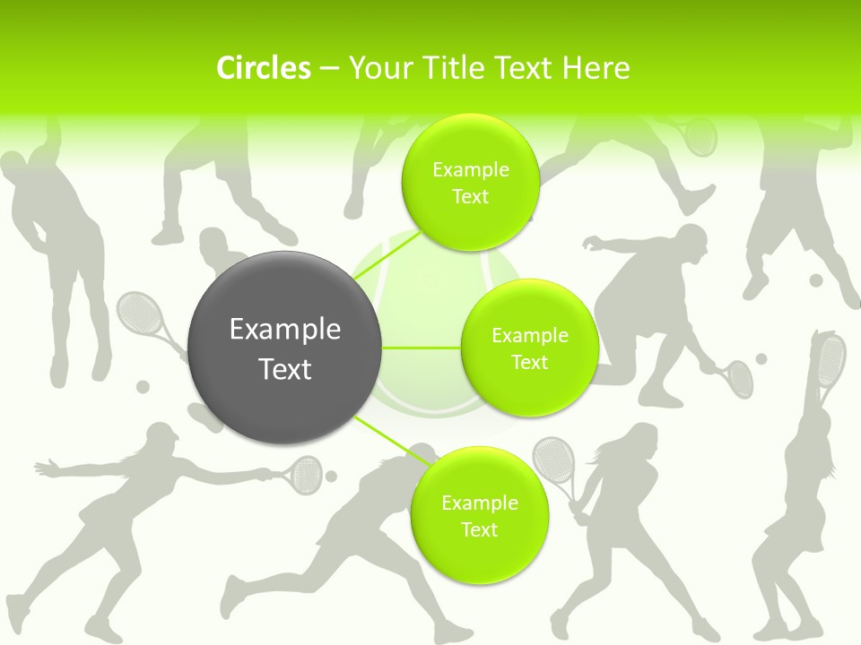 Wta Women Serve PowerPoint Template