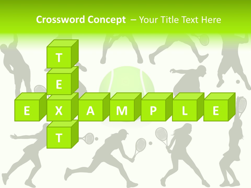 Wta Women Serve PowerPoint Template