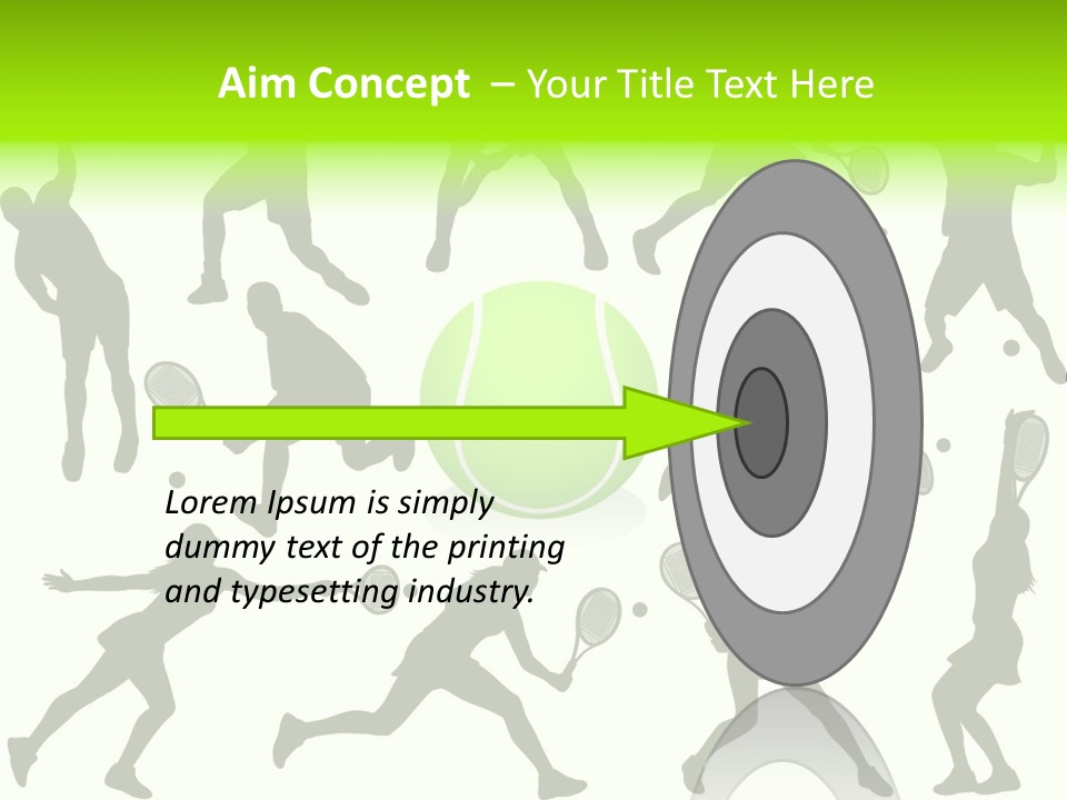 Wta Women Serve PowerPoint Template