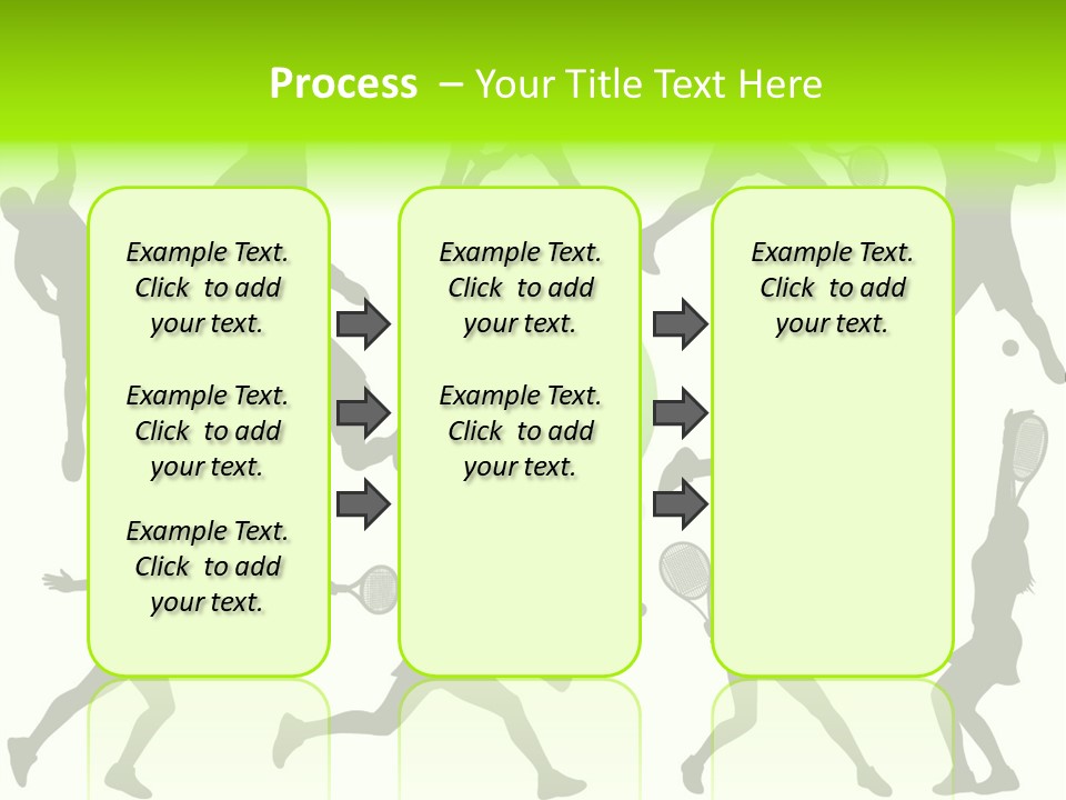 Wta Women Serve PowerPoint Template