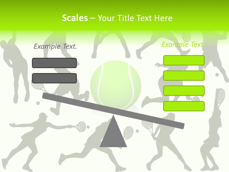 Wta Women Serve PowerPoint Template
