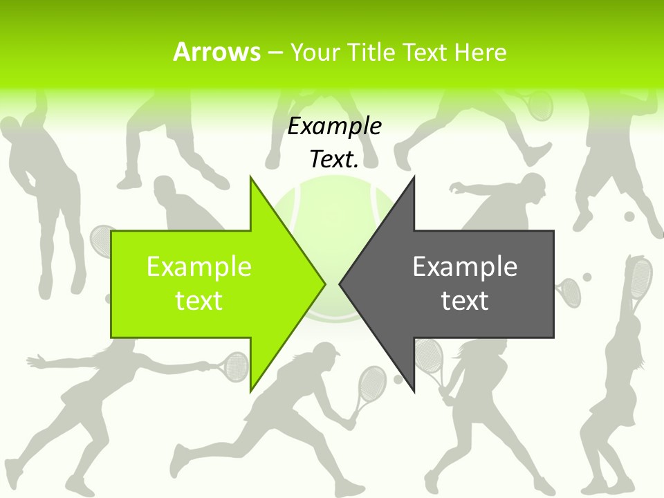 Wta Women Serve PowerPoint Template