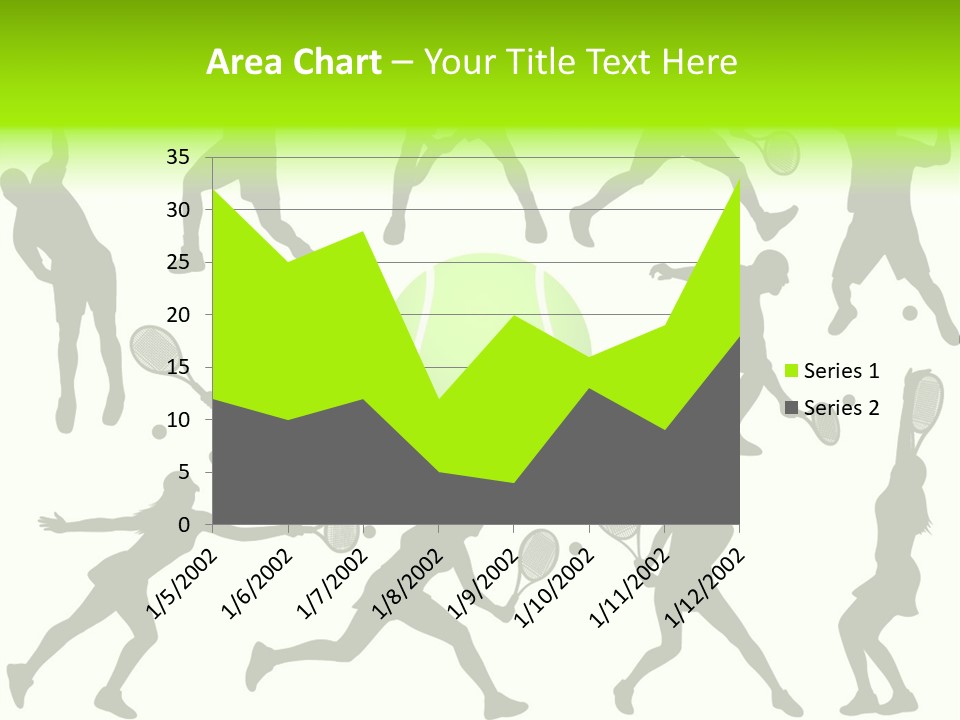 Wta Women Serve PowerPoint Template