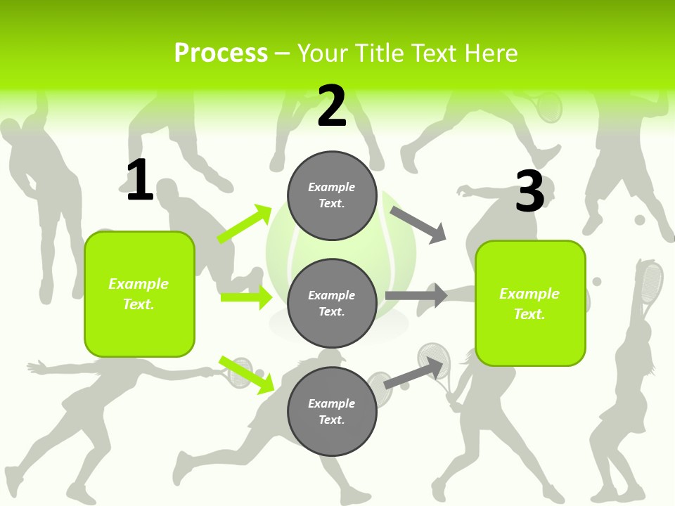 Wta Women Serve PowerPoint Template