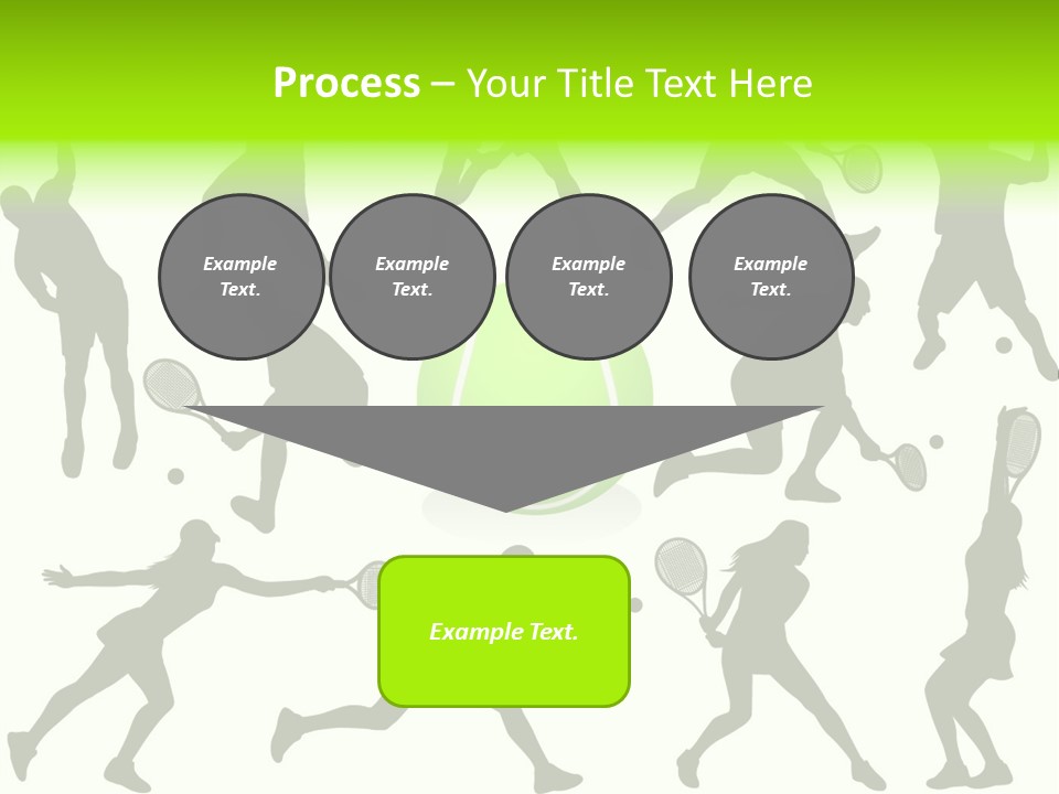 Wta Women Serve PowerPoint Template