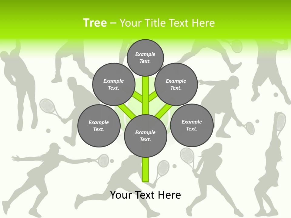 Wta Women Serve PowerPoint Template