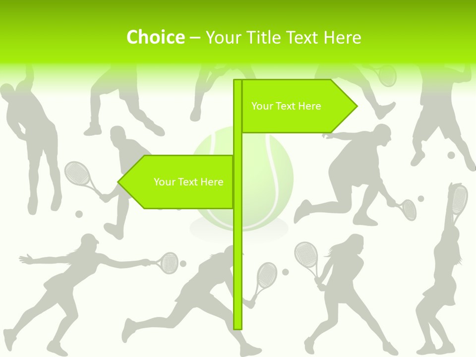 Wta Women Serve PowerPoint Template