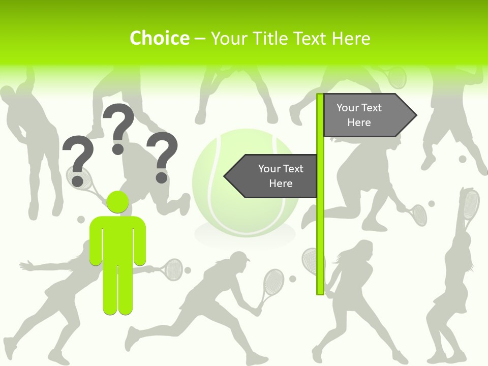 Wta Women Serve PowerPoint Template