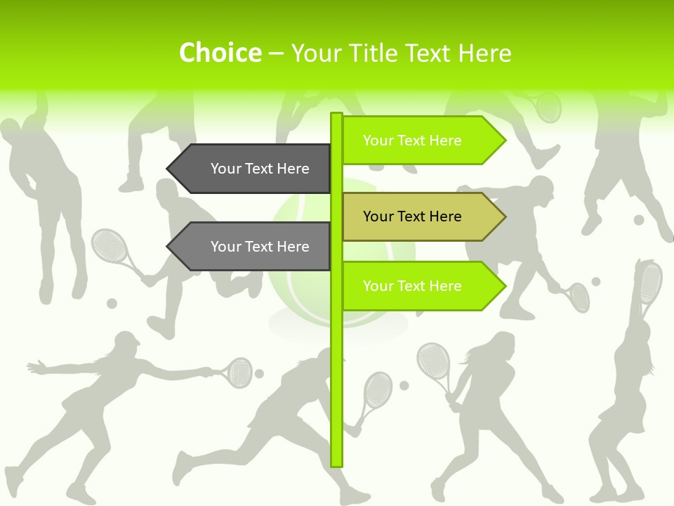 Wta Women Serve PowerPoint Template