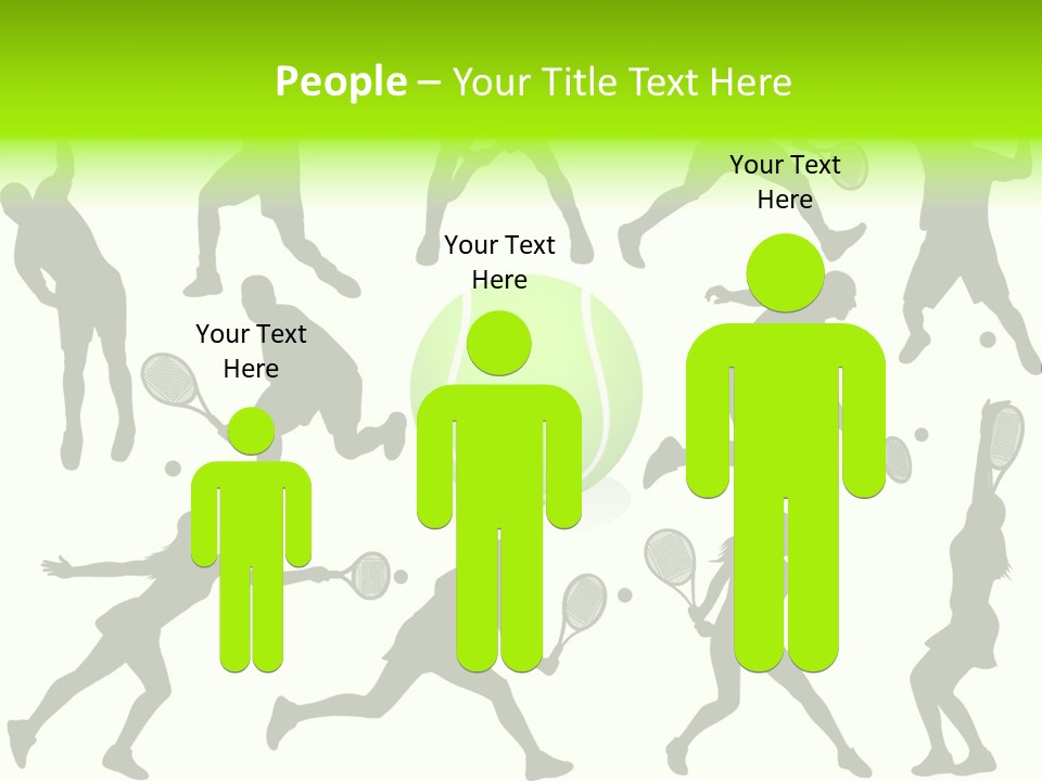 Wta Women Serve PowerPoint Template