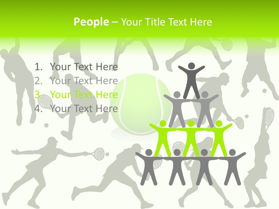 Wta Women Serve PowerPoint Template