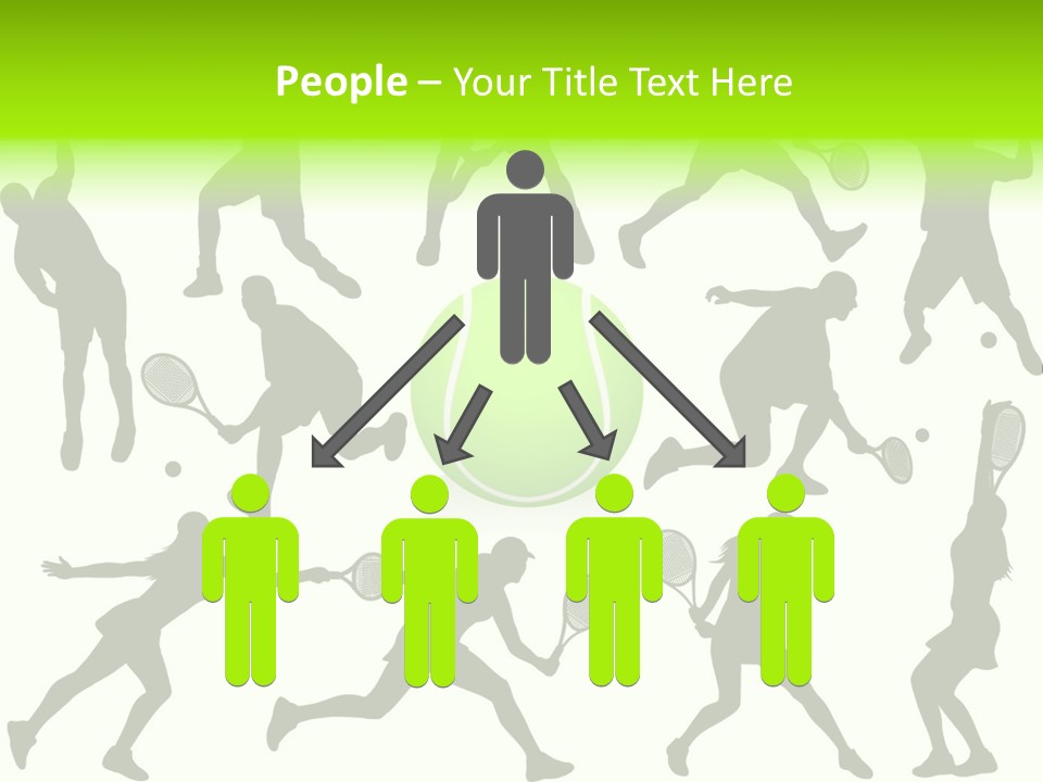 Wta Women Serve PowerPoint Template