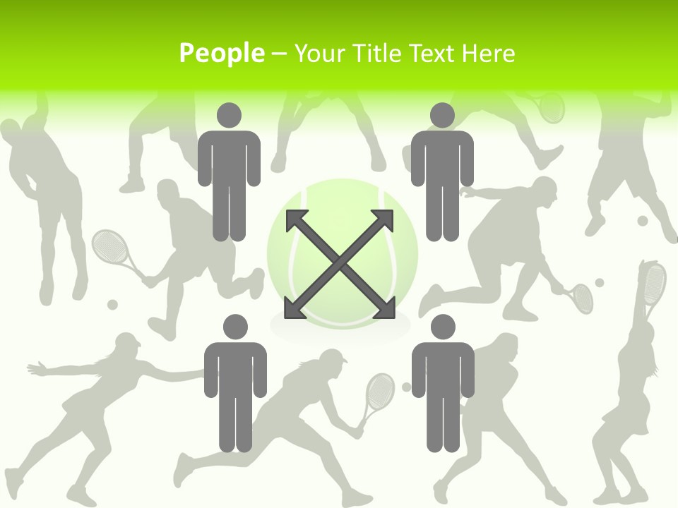 Wta Women Serve PowerPoint Template