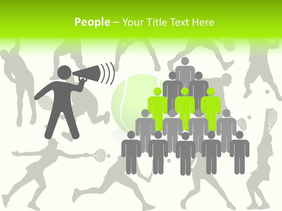 Wta Women Serve PowerPoint Template