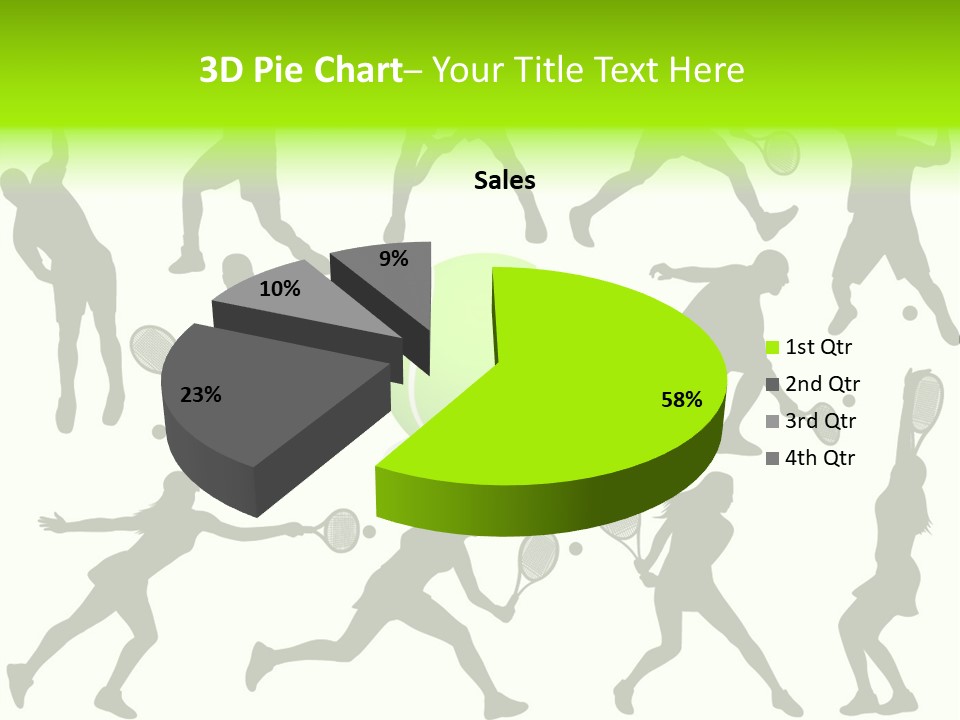 Wta Women Serve PowerPoint Template