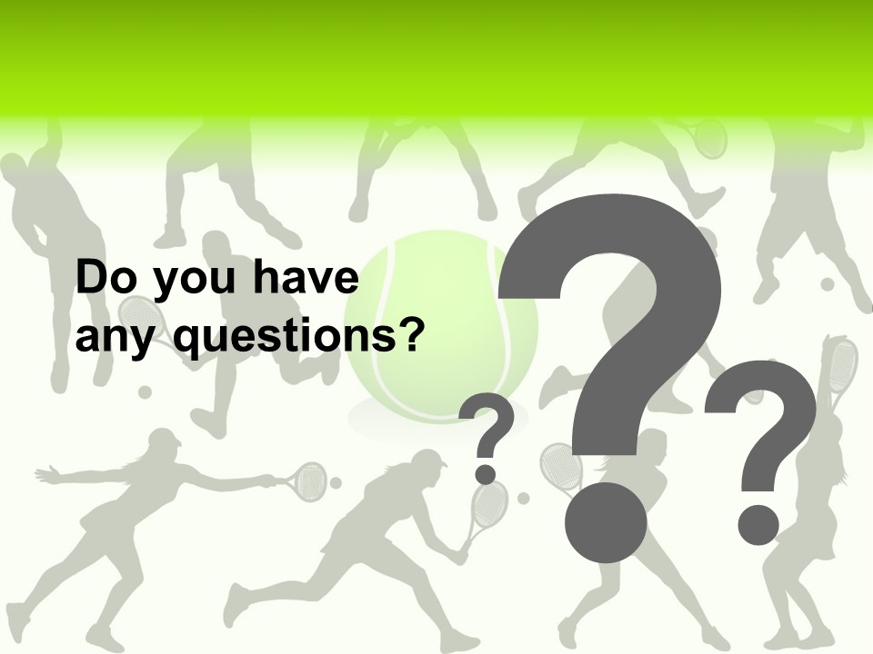 Wta Women Serve PowerPoint Template