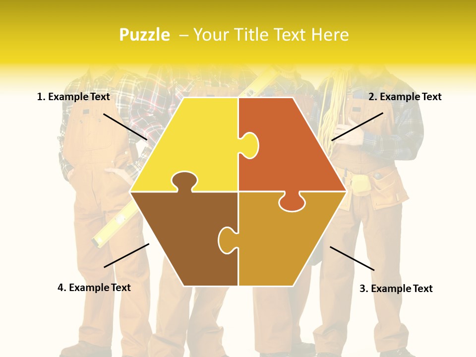 Drill Cable Occupation PowerPoint Template