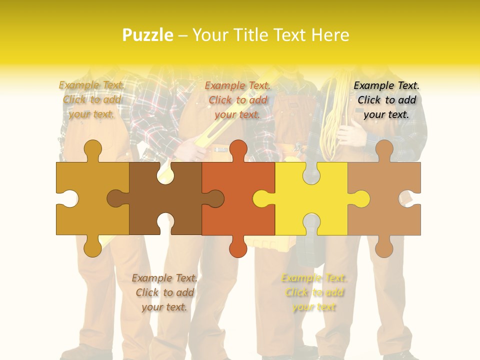 Drill Cable Occupation PowerPoint Template