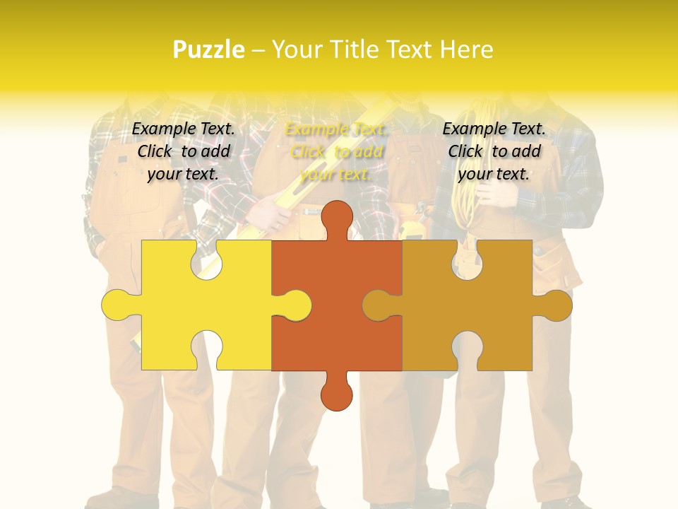 Drill Cable Occupation PowerPoint Template