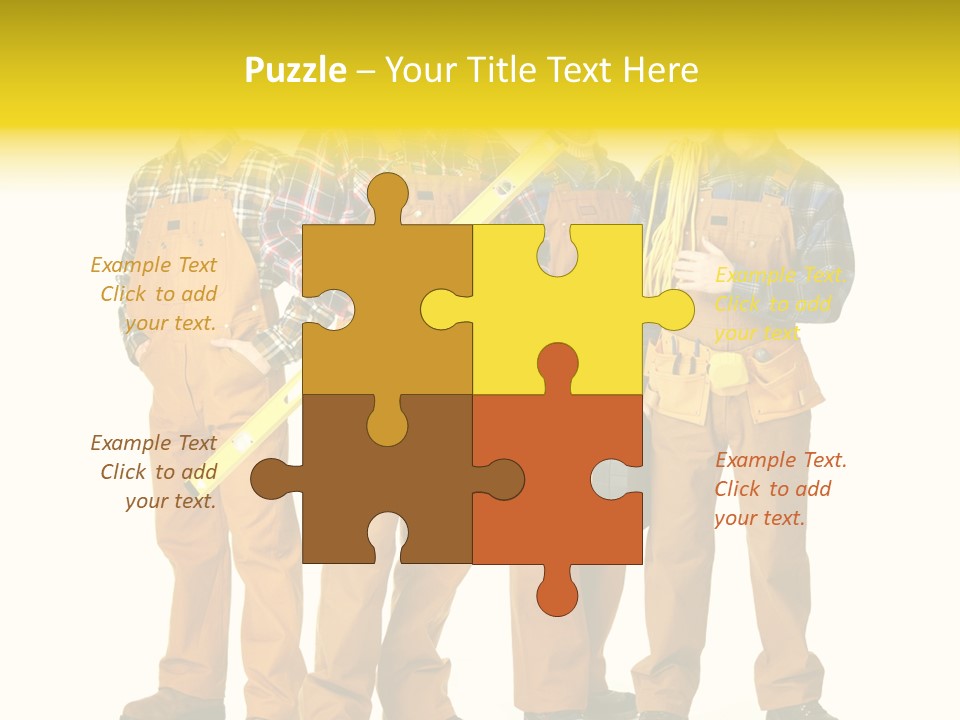 Drill Cable Occupation PowerPoint Template
