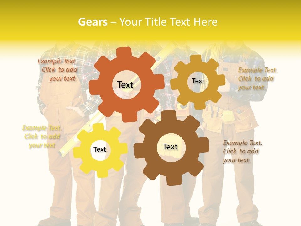 Drill Cable Occupation PowerPoint Template