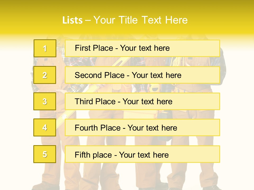 Drill Cable Occupation PowerPoint Template