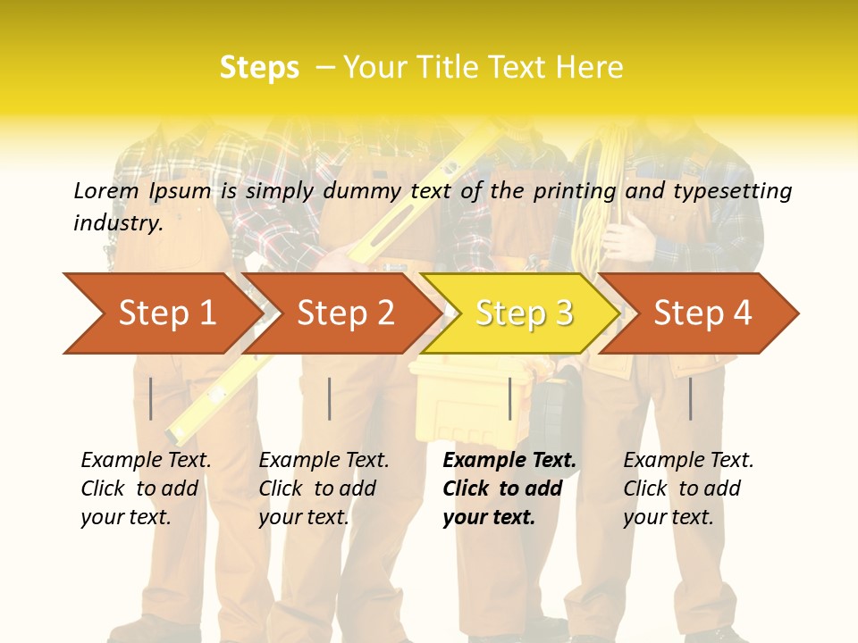 Drill Cable Occupation PowerPoint Template