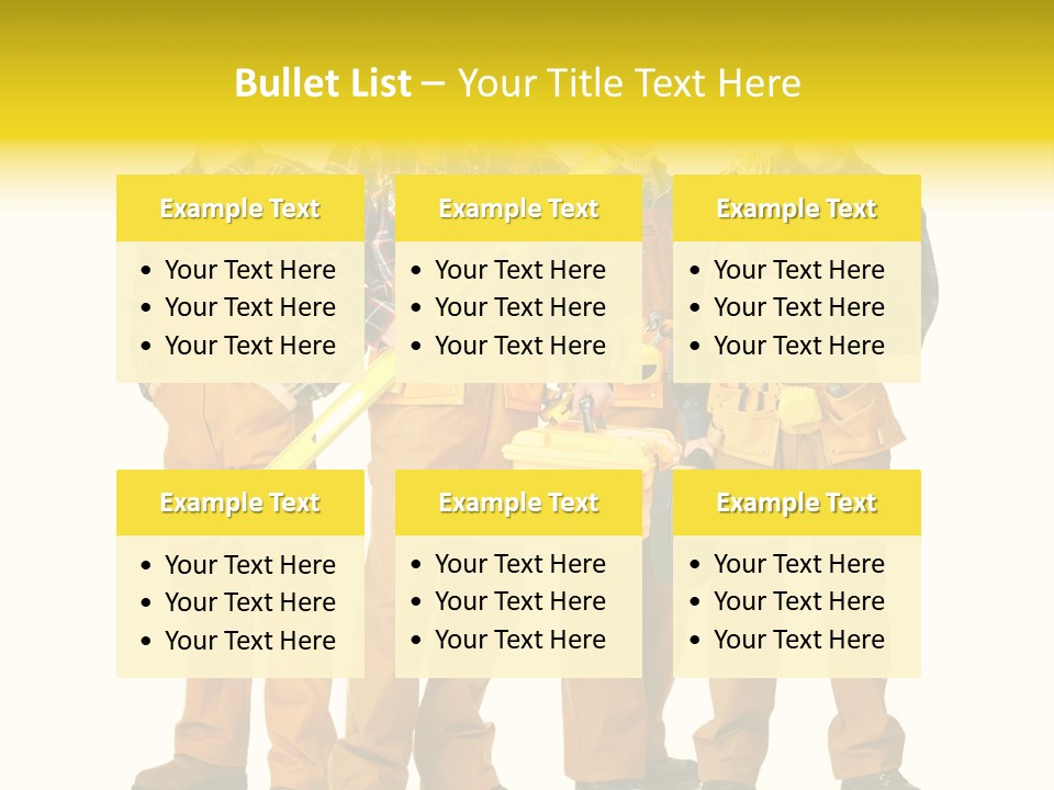 Drill Cable Occupation PowerPoint Template