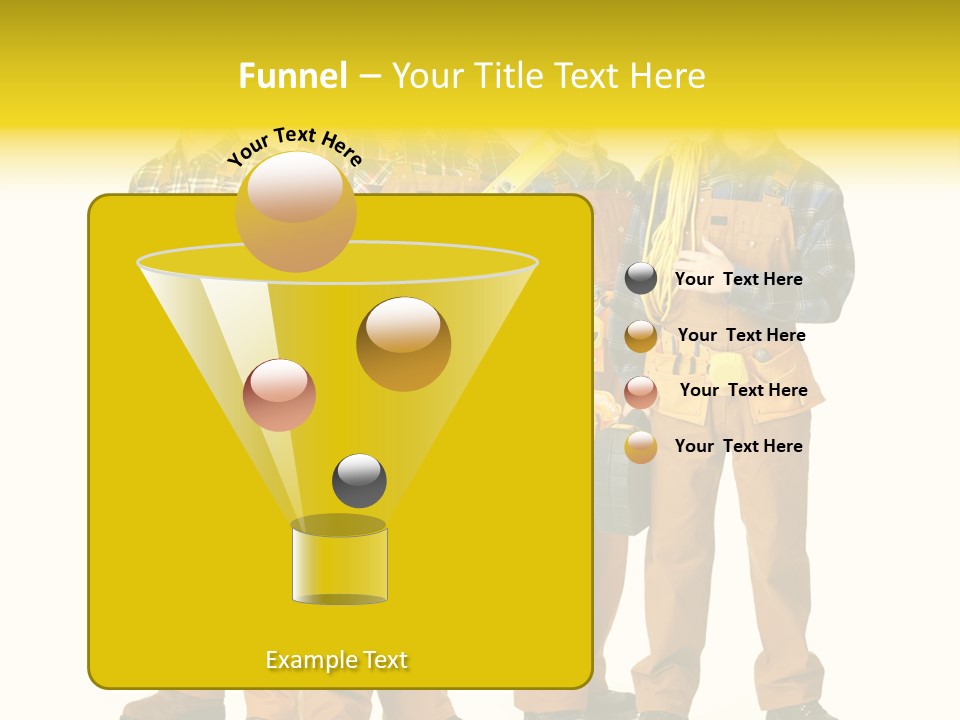 Drill Cable Occupation PowerPoint Template