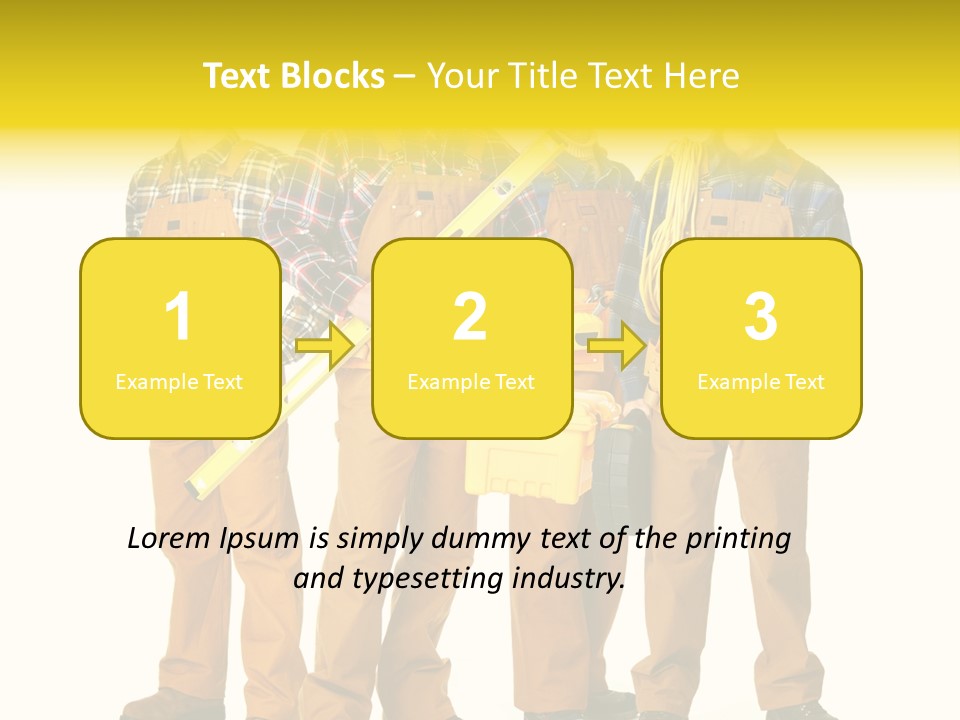 Drill Cable Occupation PowerPoint Template