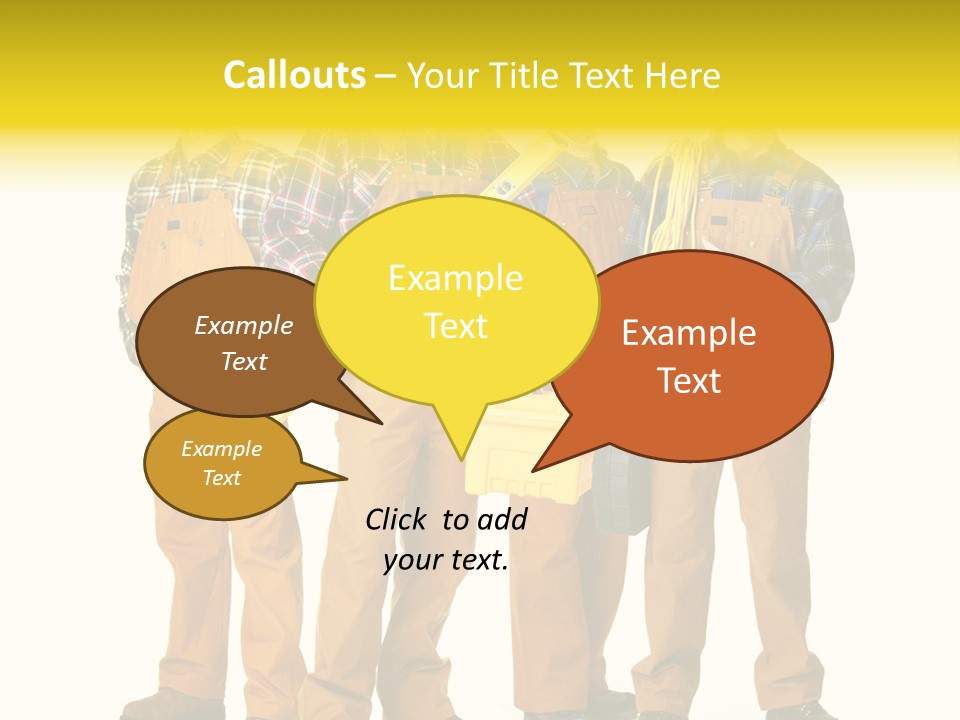 Drill Cable Occupation PowerPoint Template