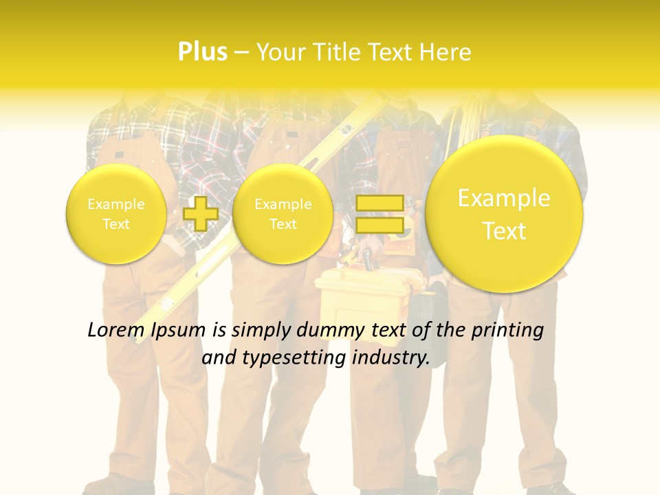 Drill Cable Occupation PowerPoint Template