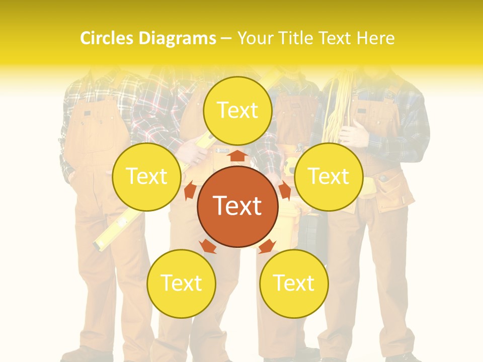 Drill Cable Occupation PowerPoint Template